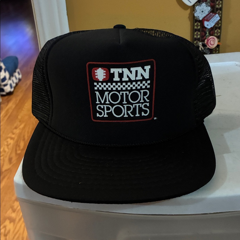 Vintage TNN Motor Sports Black Trucker Hat